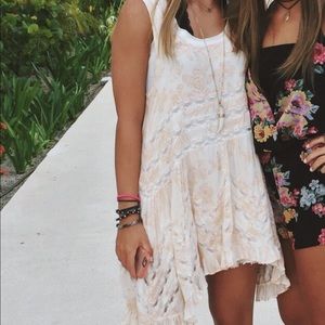 Free People dress with slip
